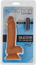 Load image into Gallery viewer, Addiction 100% Silicone Steven 7.5in Caramel
