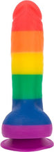 Load image into Gallery viewer, Addiction 100% Silicone Justin 8 Rainbow &quot;
