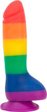 Load image into Gallery viewer, Addiction 100% Silicone Justin 8 Rainbow &quot;
