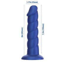 Load image into Gallery viewer, Fantasy Addiction 8in Unicorn Blue W- Bullet
