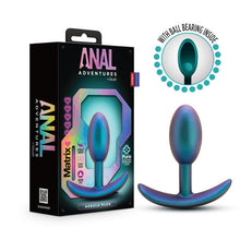 Load image into Gallery viewer, Anal Adventures Matrix Nebula Plug Lunar Blue
