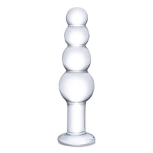 Load image into Gallery viewer, Glas 7.25 Glass Beaded Butt Plug &quot;
