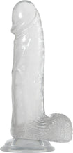 Load image into Gallery viewer, Adam &amp; Eve Crystal Clear 8in Dildo
