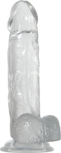 Load image into Gallery viewer, Adam &amp; Eve Crystal Clear 8in Dildo
