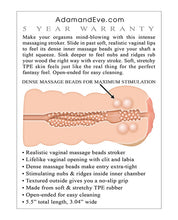 Load image into Gallery viewer, Adam &amp; Eve Adam&#39;s Tight Stroker W- Massage Beads
