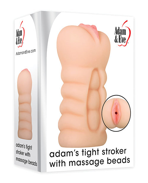 Adam & Eve Adam's Tight Stroker W- Massage Beads