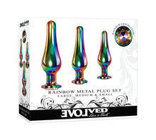 Load image into Gallery viewer, Rainbow Metal Plug Set
