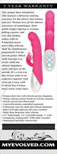 Load image into Gallery viewer, Evolved Instant O Pink Rabbit Vibrator
