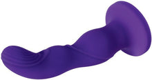 Load image into Gallery viewer, Love Harnessed Purple Vibrating Dildo Rechargeable
