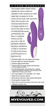 Load image into Gallery viewer, (wd) Romantic Rabbit Purple Vibrator
