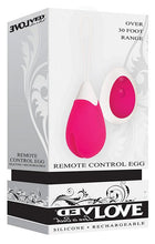 Load image into Gallery viewer, Rechargeable Egg Pink Vibrator Remote Control
