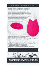 Load image into Gallery viewer, Rechargeable Egg Pink Vibrator Remote Control
