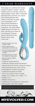 Load image into Gallery viewer, Evolved Triple Infinity Vibrator W- Suction Blue
