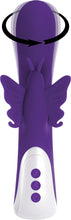 Load image into Gallery viewer, (wd) Evolved Twirly Butterfly Purple Vibrator
