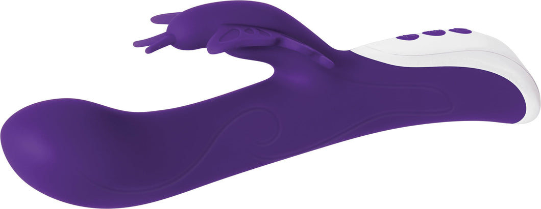 (wd) Evolved Twirly Butterfly Purple Vibrator