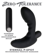 Load image into Gallery viewer, Zero Tolerance Eternal P Spot Prostate Massager Black
