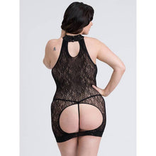 Load image into Gallery viewer, Fifty Shades Captivate Plus Size Black Lace Spanking Mini Dress O-s Queen
