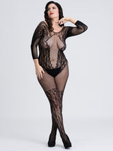 Load image into Gallery viewer, Fifty Shades Captivate Plus Size Black Lace Spanking Bodystocking O/s
