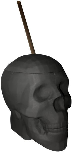 Black Matte Skull Cup