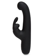 Load image into Gallery viewer, Happy Rabbit Slimline G-spot Rechargeable Vibrator Black
