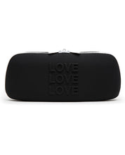 Load image into Gallery viewer, Happy Rabbit Love Medium Black Silicone Storage Bag
