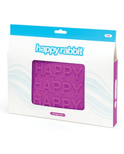 Load image into Gallery viewer, Happy Rabbit Happy Large Purple Silicone Zip Storage Bag
