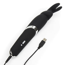 Load image into Gallery viewer, Happy Rabbit Rechargeable Wand Vibrator Black
