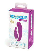 Load image into Gallery viewer, Happy Rabbit G-spot Clitoral Curve Vibrator Purple
