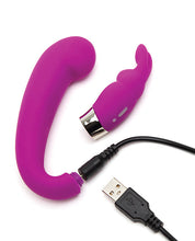 Load image into Gallery viewer, Happy Rabbit G-spot Clitoral Curve Vibrator Purple
