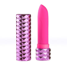 Load image into Gallery viewer, Roxie Maia Crystal Gem Lipstick Vibrator Pink
