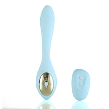 Load image into Gallery viewer, Harmonie Dual Vibrator Teal Silicone Rechargeable
