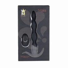 Load image into Gallery viewer, Mason Rechargeable Silicone Remote Control Anal Plug
