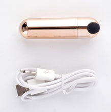 Load image into Gallery viewer, Jessi Rechargeable Mini Bullet Rose Gold
