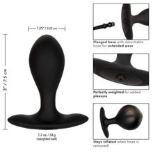 Load image into Gallery viewer, Weighted Silicone Inflatable Butt Plug
