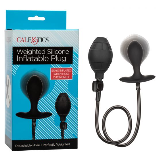 Weighted Silicone Inflatable Butt Plug