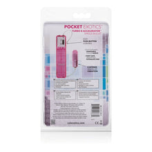 Load image into Gallery viewer, Pocket Exotic Turbo 8 Single Bullet W- Sleeve Pink
