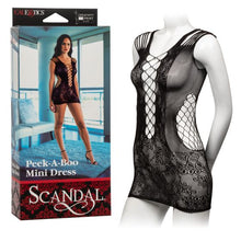 Load image into Gallery viewer, Scandal Peek-a-boo Mini Dress
