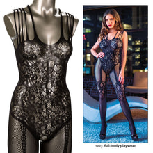 Load image into Gallery viewer, Scandal Strappy Lace Body Suit
