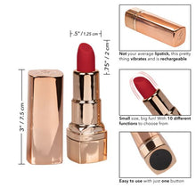 Load image into Gallery viewer, Hide &amp; Play Rechargeable Lipstick Red
