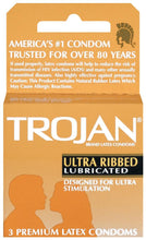Load image into Gallery viewer, Trojan Ribbed 3pk
