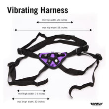 Load image into Gallery viewer, Velvet Vibrating Harness Purple(out Mid April)
