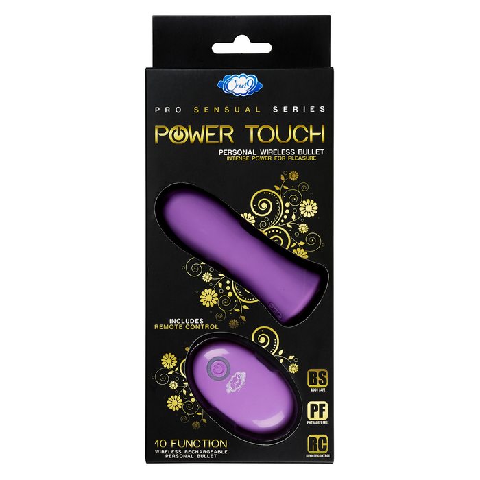 Pro Sensual Power Touch Bullet W/ Remote Control