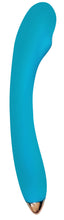 Load image into Gallery viewer, Cloud 9 Health &amp; Wellness Rechargeable G-spot Slim 8in Single Motor Aqua Blue
