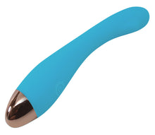 Load image into Gallery viewer, Cloud 9 Health &amp; Wellness Rechargeable G-spot Slim 8in Single Motor Aqua Blue
