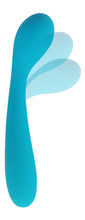 Load image into Gallery viewer, Cloud 9 Health &amp; Wellness Rechargeable G-spot Slim 7in Dual Motors Aqua Blue
