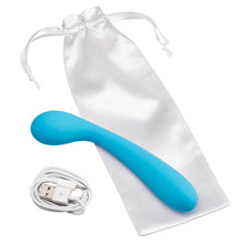 Load image into Gallery viewer, Cloud 9 Health &amp; Wellness Rechargeable G-spot Slim 7in Dual Motors Aqua Blue
