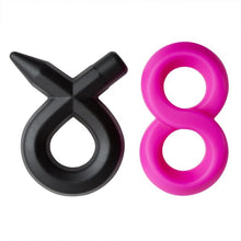 Load image into Gallery viewer, Pro Sensual Silicone Super 8 Ring &amp; Tie Sling 2 Pack
