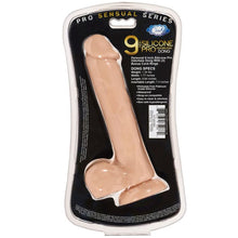 Load image into Gallery viewer, Pro Sensual Premium Silicone Dong W/ 3 C Rings 9 &quot;
