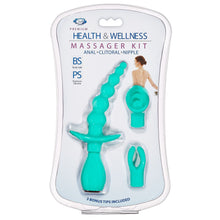 Load image into Gallery viewer, Cloud 9 Health &amp; Wellness Anal Clitoral &amp; Nipple Massager Kit
