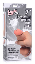 Load image into Gallery viewer, Loadz 7in Dual Density Squirting Dildo Light
